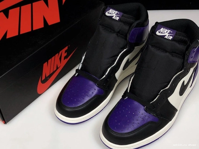 Cheap Purple 555088-501 Court Air Jordan 1 0823